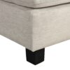 4 Pieces Sectional Sofa With Ottoman With Right Side Chaise - White - Image 21