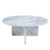A Multi Style Decor Friendly Round Coffee Table, Featuring Modern Minimalism And Nordic Flair - White - Image 17