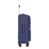 5 Piece Set (18/23/27/Travelbag /Toiletry Bag), Softshell Suitcase Spinner Wheels Terylene Polyester Luggage Sets Carry On Suitcase Luggage Lightweight Durable Suitcase - Blue - Image 5