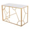 Constellation - Contemporary Desk - Gold / White - Image 3