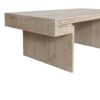 American Vintage Industrial Coffee Table, Premium Reclaimed Wood Texture, Double Tier Design - Antique Natural - Image 8