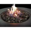 Fiber Reinforced Propane Gas Outdoor Fire Pit Table With Lid - Charcoal - Image 4