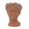 D6X9" Visage Head Bust Planter - Brown - Image 2