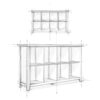 Acadian - 8 Cube Storage Sofa Table - Black - Image 10