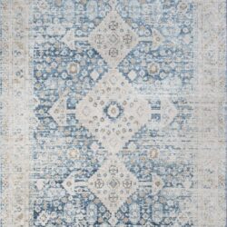 Noble - 2' X 3' Area Rug - Blue, Polyester