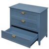 3 Drawer Cabinet For Bedroom - Blue - Image 12