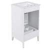 Modern 20.3" Bathroom Vanity With Sink, Functional Drawer, Soft Closing Door - White - Image 19