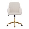 Ergonomic Swivel Office Chair, Adjustable And Comfortable - Beige - Image 11