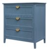 3 Drawer Cabinet For Bedroom - Blue - Image 7