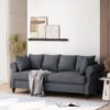 3 Seater Sofa - Charcoal - Image 4