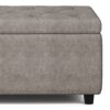Hamilton - Storage Ottoman - Distressed Gray - Image 5