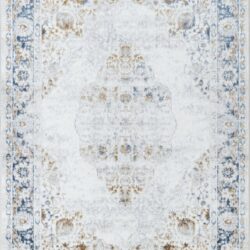 Legacy - 2'7" X 7' Area Rug Polypropylene - Multi / White