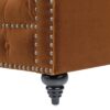 Alto - Tufted Chesterfield Sofa - Burnt Orange - Image 4
