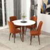 Paloma - Dining Table - Brown / White - Image 10