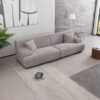 Modern 2291-G Sofa, Comfortable Cloud Sofa, Soft Plush Corduroy Interior With Square Armrests, Living Room Or Bedroom - Gray - Image 2