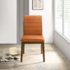 Ines - Dining Chair (Set of 2) - Brown / Burnt Orange - Image 9
