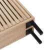 2 Door Shoe Rack, Freestanding Modern Shoe Storage Cabinet, For Entryway - Natural - Image 20