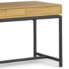 Banting - Mid Century Wide Desk - Oak Veneer - Image 8