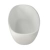 65.2" Freestanding Solid Surface Soaking Bathtub For Bathroom - Matte White - Image 8
