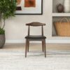 Destiny - Dining Chairs (Set of 2) - Black / Dark Brown - Image 9