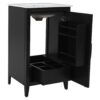 Modern Freestanding 20.3" Bathroom Vanity With Sink, Functional Drawer, Soft Closing Door - Black - Image 13