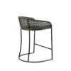 Coastal Design Woven Counter Stool - Dark Gray - Image 5