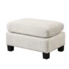 4 Pieces Sectional Sofa With Ottoman With Right Side Chaise - White - Image 16