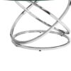Modern Contemporary Cocktail Table Set - Chrome - Image 5