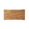Outdoor Dining Table With Slat Top - Teak / White - Image 6
