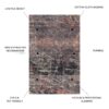 Fenix - Accent Rug - Anthracite / Multi - Image 5