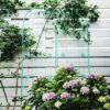 4 Pack Metal Garden Trellis Rustproof Trellis For Climbing Plants Outdoor Flower Support - Green - Image 5