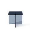Tempered Glass Side Table, Multi Purpose Night Stand, Durable Transparent End Table - Smoke Gray - Image 8