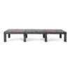 Outdoor Chaise Lounge With Wicker Design And Adjustable Backrest - Brown - Image 9