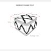 Sweeney - Square Pouf - Brown - Image 2