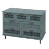 7 Drawer Cabinet, American Furniture, Suitable For Bedroom, Living Room, Study - Dark Green - Image 12