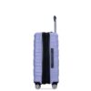 Luggage Set Of 5 Pieces, Expandable Hard Pc Luggage Set With Tsa Lock For Rotating Wheels, Lightweight Rolling Luggage - Light Purple - Image 14