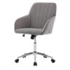 Adjustable Office Chair, Ergonomic Swivel Chair With Comfortable Backrest Seat - Gray - Image 6