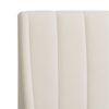 Aspen - Queen Vertical Tufted Modern Headboard Platform Bed Set - French Beige - Image 10