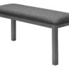 Bench, Rectangular, Upholstered, Transitional Versatile Design - Gray - Image 3