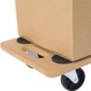 Furniture Moving Dolly, Heavy Duty Wood Rolling Mover With Wheels For Piano Couch Fridge Heavy Items, Securely Holds 500 Lbs (Set of 4) - Natural - Image 9