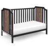 Brees Island - 3 In 1 Convertible Crib - Black, Brownstone - Image 5