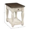 Chairside Table With Storage - Antique White - Image 6