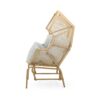 Palos - Outdoor Wicker Glider Chair - Light Brown - Image 5