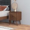 Alexandra - Night Stand With 2 Drawers - Walnut Brown - Image 6