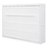 Queen Size Murphy Wall Bed - White - Image 7