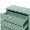 3 Drawer Cabinet For Bedroom, Living Room, Or Study, American Furniture - Light Green - Image 20