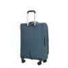 5 Piece Set (18/23/27/Travelbag /Toiletry Bag), Softshell Suitcase Spinner Wheels Terylene Polyester Luggage Sets Carry On Suitcase Luggage Lightweight Durable Suitcase - Dark Green - Image 10