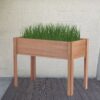 Raised Garden Bed & Legs, Elevated Planter Box For Outdoor Plants Flowers Fruits Vegetable Herb Growing - Coffee - Image 6