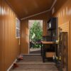 Heavy Duty Metal Storage Shed With Double Doors, Windows & Ventilation Weatherproof Iron Outdoor Garden Shed - Brown - Image 4
