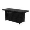 Outdoor Fire Pit Table & Lid - Black - Image 6